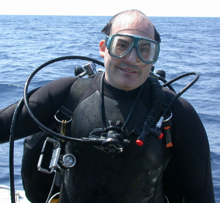 John B. after dive