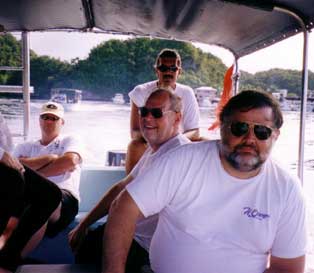Group in Palau on Dive Boat