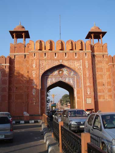 City gate in Jaipur.
