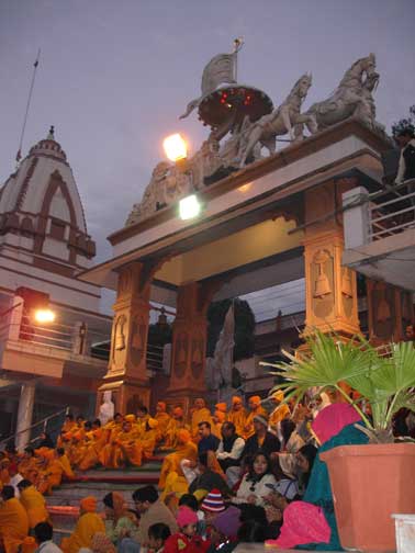 Entrance to prayer area.