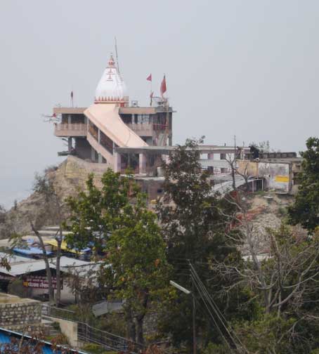 Picture is of the first temple taken from the terrace of the second temple.